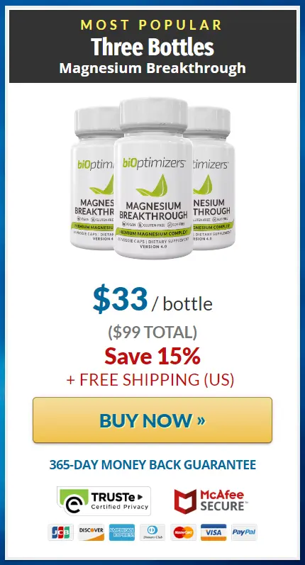 Magnesium Breakthrough 3 Bottle