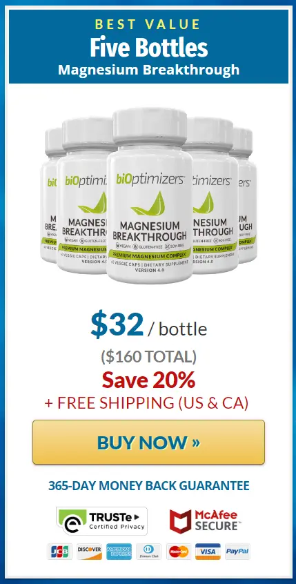 Magnesium Breakthrough 5 Bottle